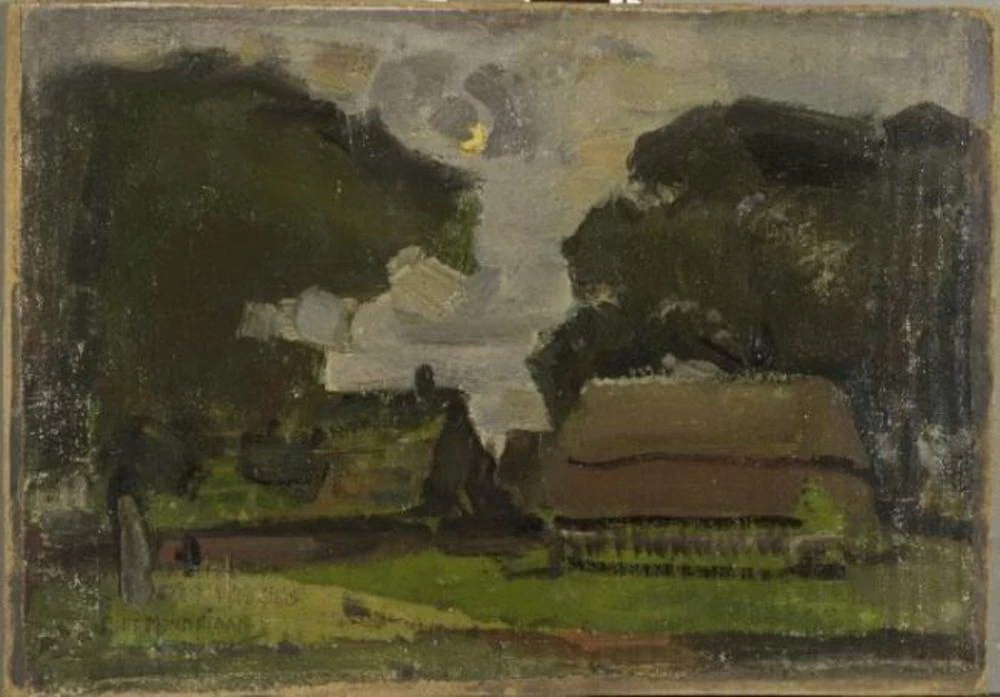 Cascina sotto querce I - Kunstmuseum Den Haag